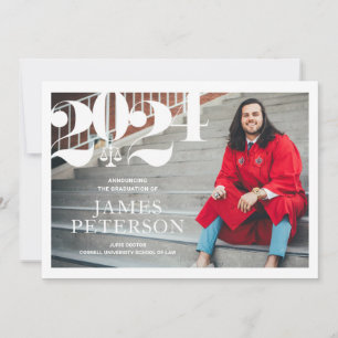 Ankündigung des Abschlusses der Juristischen Fakul