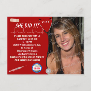 Ankündigung des Abschlusses der Medizin- und Pfleg