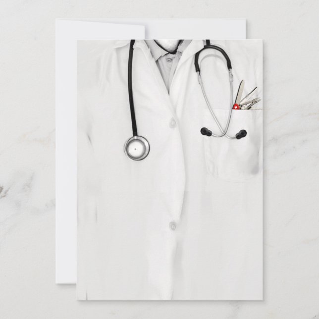 Ankündigung des Abschlusses der Medizinschule (Vorderseite)