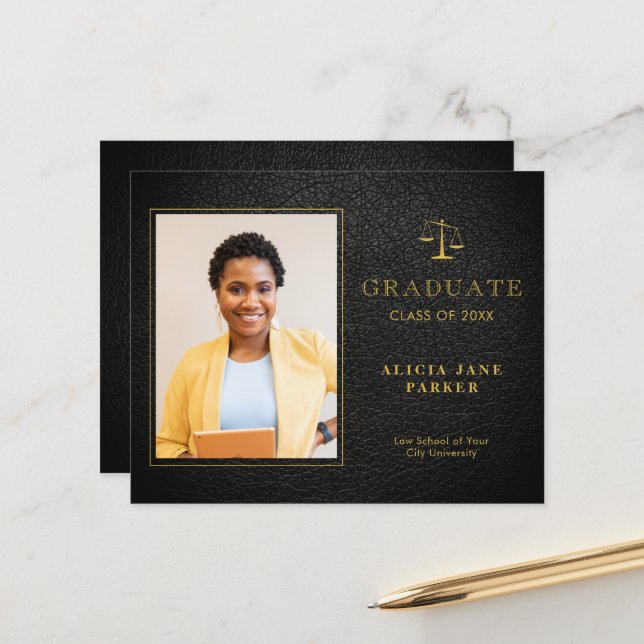 Ankündigung des Abschlusses des Haushaltsrechts Fo (Vorderseite/Rückseite Beispiel)