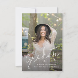 Ankündigung des Abschlusses für das Skript-Foto