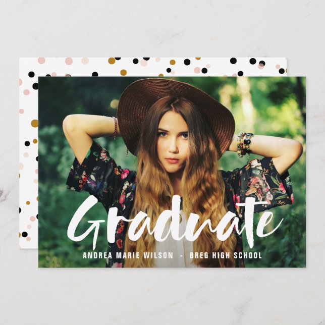 Ankündigung des Abschlusses für das Skript-Foto "W (Vorne/Hinten)