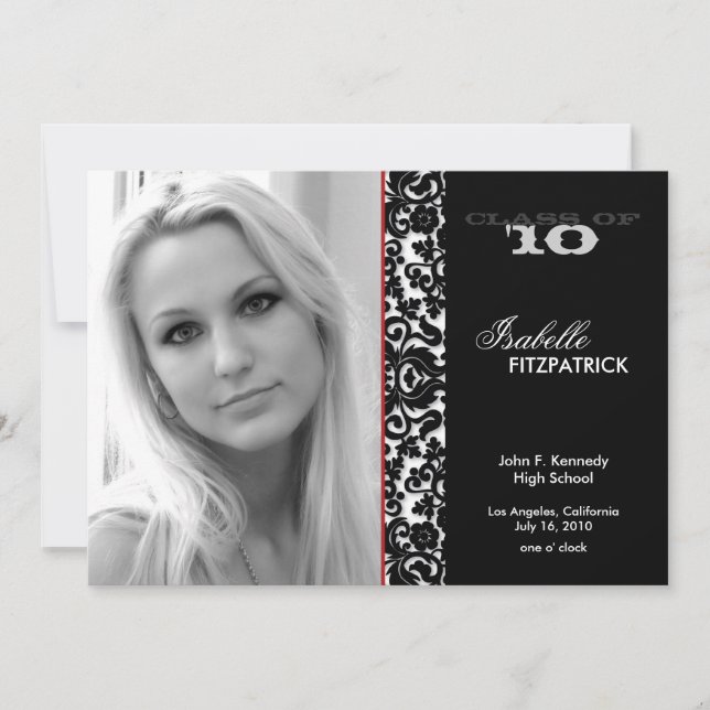 Ankündigung des Abschlusses für dramatische Schäde (Vorderseite)