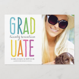 Ankündigung des Abschlusses "Helle Farben"