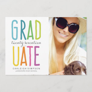 Ankündigung des Abschlusses "Helle Farben"