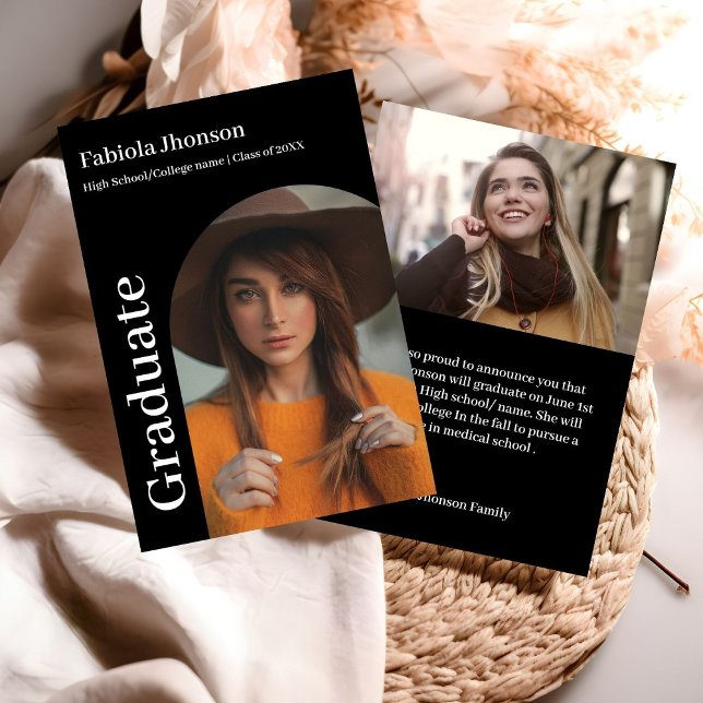 Ankündigung des Abschlusses Minimalistischer Skrip (Von Creator hochgeladen)