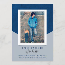 Ankündigung des Abschlusses "Slanted Background Fo