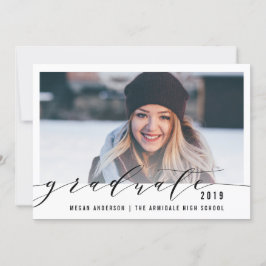 Ankündigung des Abschlusses von elegantem Skript-F