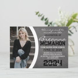 Ankündigung des Abschlusses "White and Black Chalk