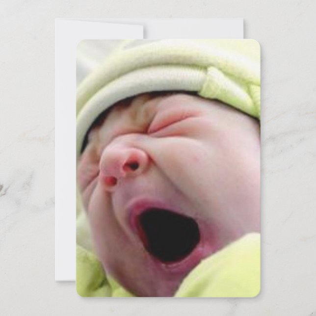 Ankündigung des Babyjungen Neugeborenen Dankeschön (Vorderseite)