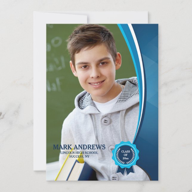 Ankündigung des Blue Ribbon Graduate Foto (Vorderseite)