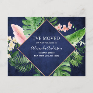 Ankündigung des Blue Tropical Floral Moving