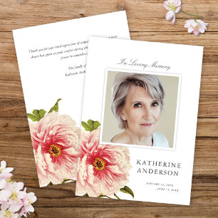 Ankündigung des eleganten Vintagen Fotos zur Blume