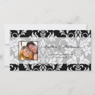 Ankündigung des Fotos "Black and Gray Damask"