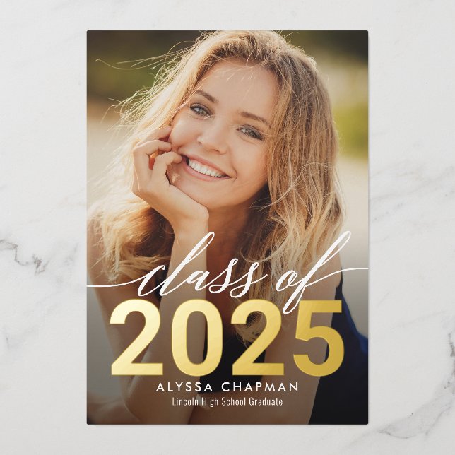 Ankündigung des Fotos "Funkeln Jahr für Abschluss" (Vorderseite)