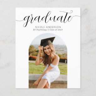 Ankündigung des Fotos für das Graduate-Skript