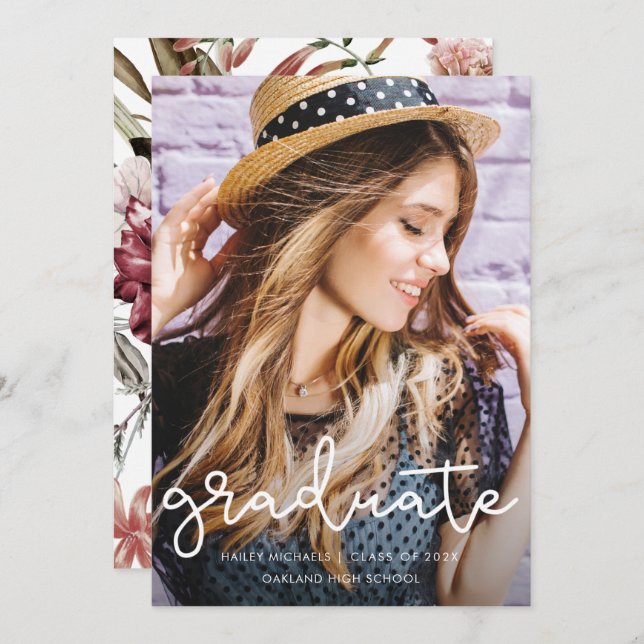 Ankündigung des Fotos "hübscher floraler Abschluss (Vorne/Hinten)