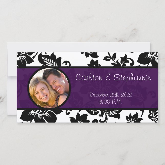 Ankündigung des Fotos "Schwarze/Lila Blumendach" (Vorderseite)