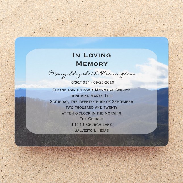 Ankündigung des Gedenkdienstes Einladung zu Bergen (Von Creator hochgeladen)