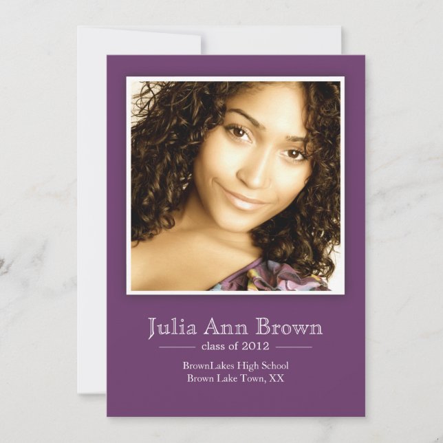 Ankündigung des gerahmten Abschlusses des klassisc (Vorderseite)