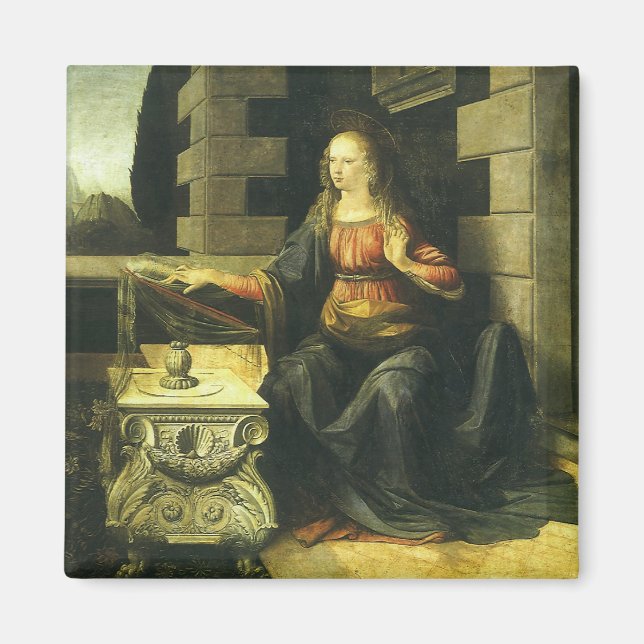 Ankündigung des Herrn durch Leonardo da Vinci Magnet (Vorne)