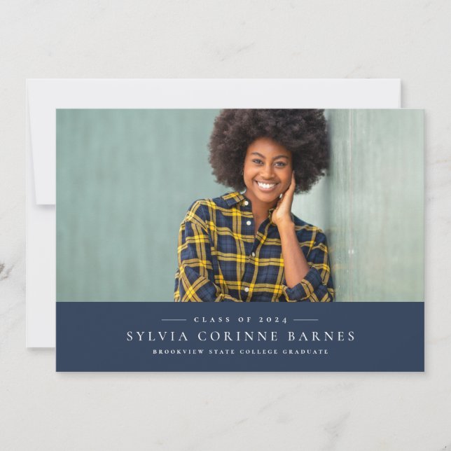 Ankündigung des horizontalen Abschlusses der klass (Vorderseite)