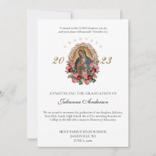 Ankündigung des katholischen Guadalupe-Abschlusses