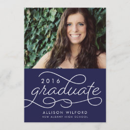 Ankündigung des klassischen Graduate Foto Abschlus