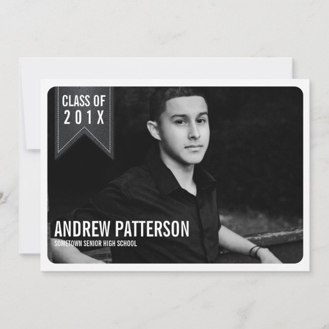 Ankündigung des kühlen klassischen Banner-Abschlus (Vorderseite)