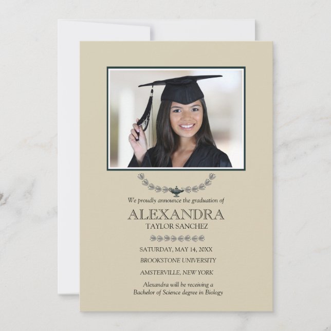 Ankündigung des "Lamp of Knowledge Foto" (Vorderseite)