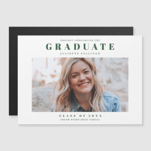 Ankündigung des minimalen Foto-Abschlusses