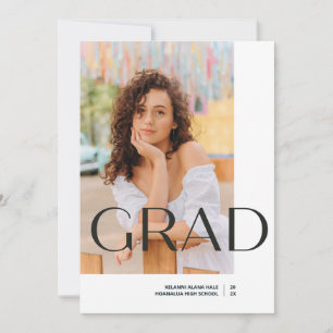 Ankündigung des Minimalistischen GRAD-Foto-Abschlu