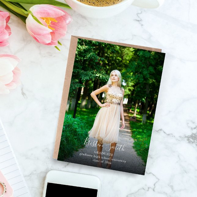 Ankündigung des Minimalistischen Graduate Foto (Von Creator hochgeladen)