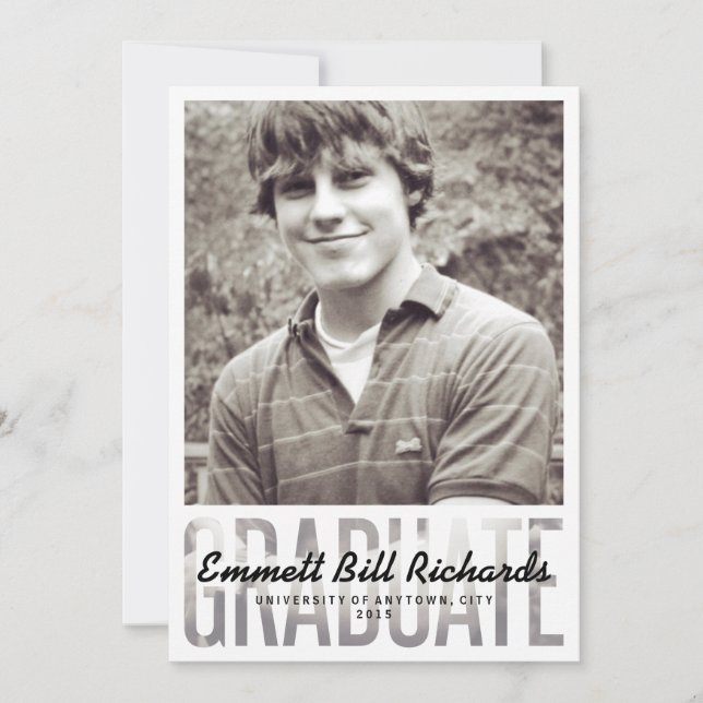 Ankündigung des modernen Abschlusses (Vorderseite)