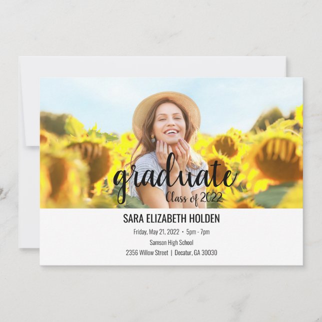 Ankündigung des modernen Abschlusses (Vorderseite)