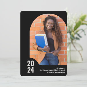 Ankündigung des modernen Arch Foto Abschluss