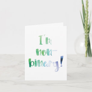 Ankündigung des modernen Familiengeschlechts nicht