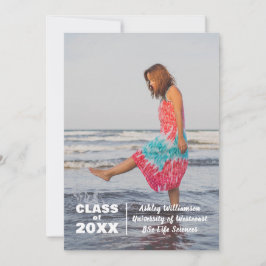 Ankündigung des modernen Fotos Class 20XX Abschlus