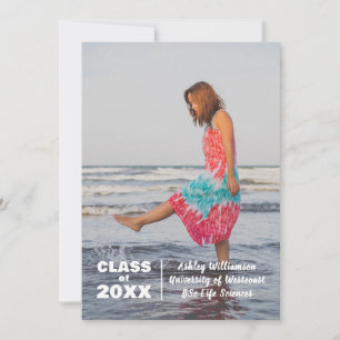 Ankündigung des modernen Fotos Class 20XX Abschlus