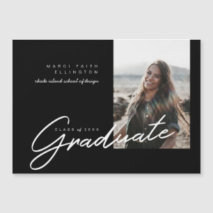 Ankündigung des Modernen Fotos Classic Black Gradu