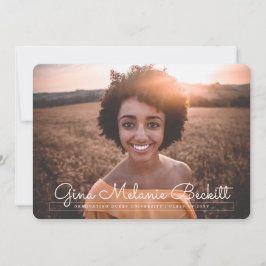 Ankündigung des modernen Minimalistischen Abschlus