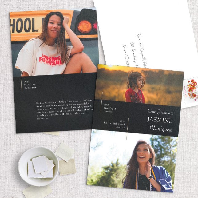 Ankündigung des modernen Schwarzen Dann/Jetzt-Absc (Von Creator hochgeladen)