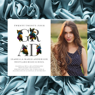 ANKÜNDIGUNG DES MOODY ELEGANT FLORAL FOTO ABSCHLUS