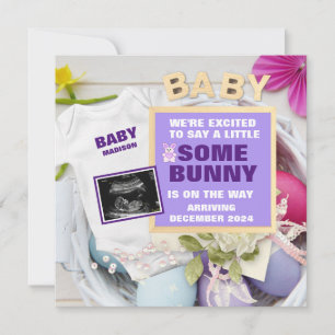 Ankündigung des Osterdigitalen Fotos für Schwanger