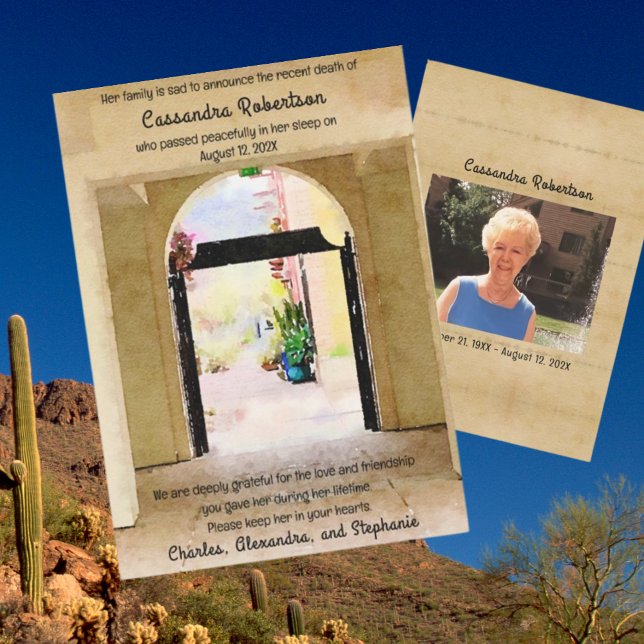 Ankündigung des Todes im Südwesten (Von Creator hochgeladen)