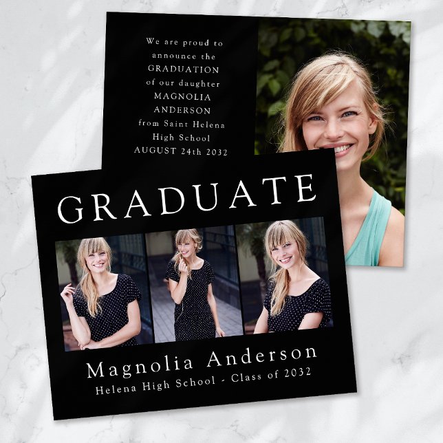 Ankündigung des vierjährigen Schwarzen Fotos Flyer (Von Creator hochgeladen)