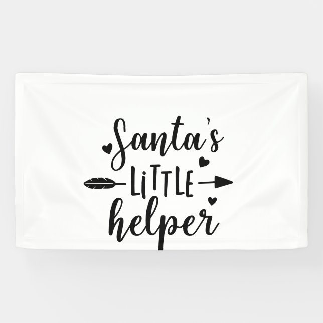 Ankündigung des Weihnachtsmannes Banner (Horizontal)