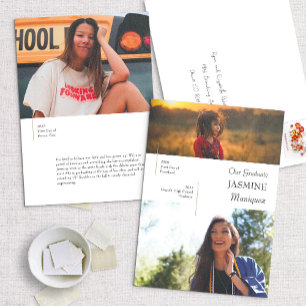 Ankündigung des zeitgemäßen Abschlusses "Damals &