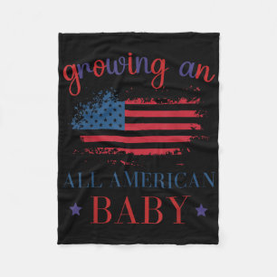 Ankündigung einer amerikanischen Baby-Schwangersch Fleecedecke