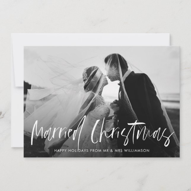 Ankündigung einer Hochzeitsreise (Vorderseite)